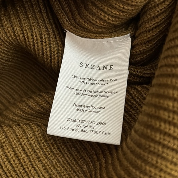 Sezane Naelle Skirt in Olive - Picture 5 of 6